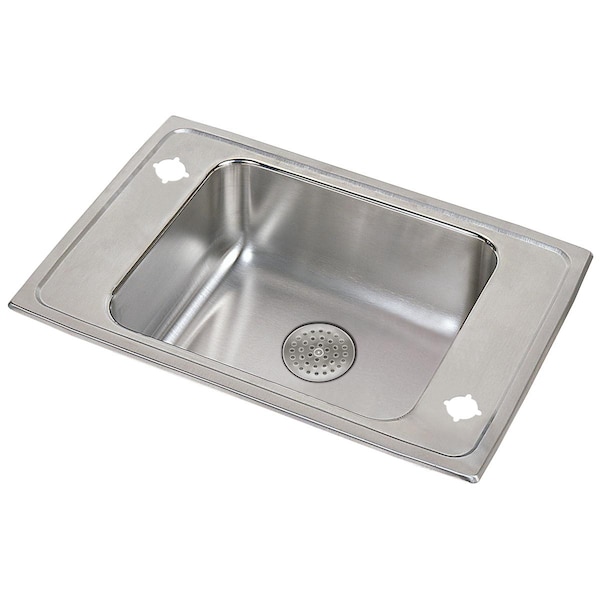 22 in x 16 in, 1, 2, Drop-in, Stainless Steel